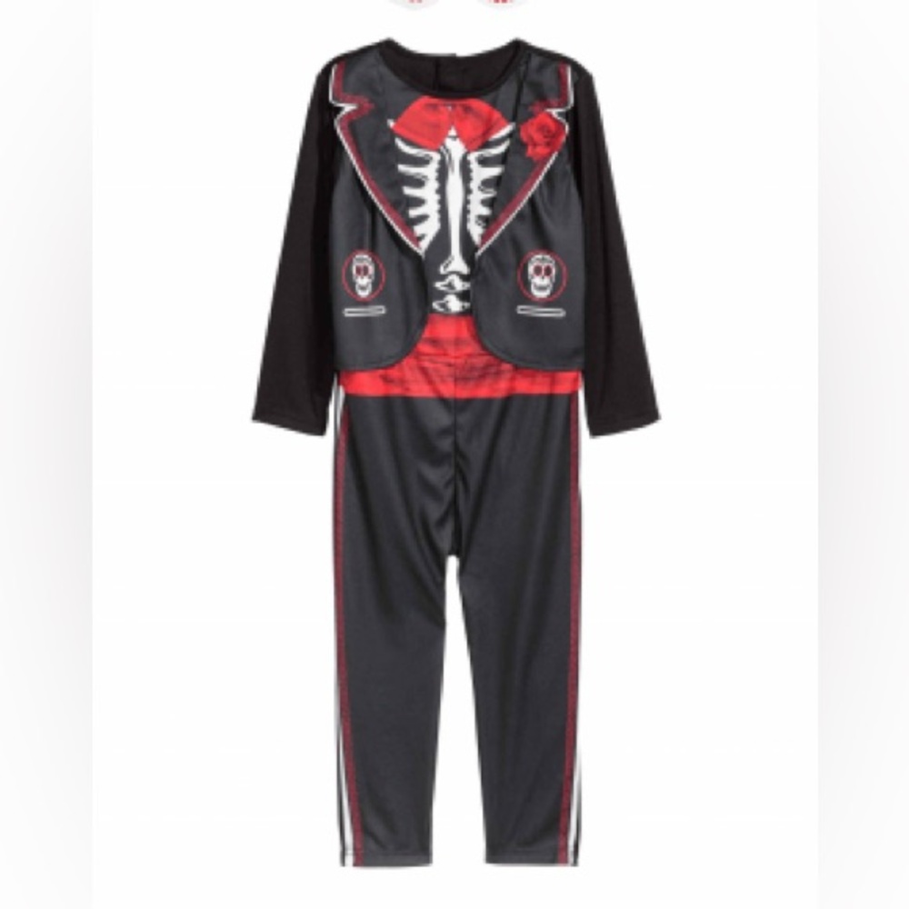Mariachi Skeleton Costume -H&M size 4-6Y